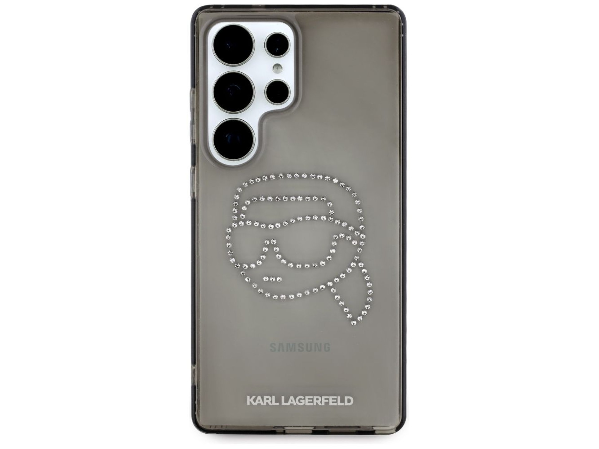 Case Karl Lagerfeld Rhinestones Karl Head Logo Samsung Galaxy S25 Ultra black