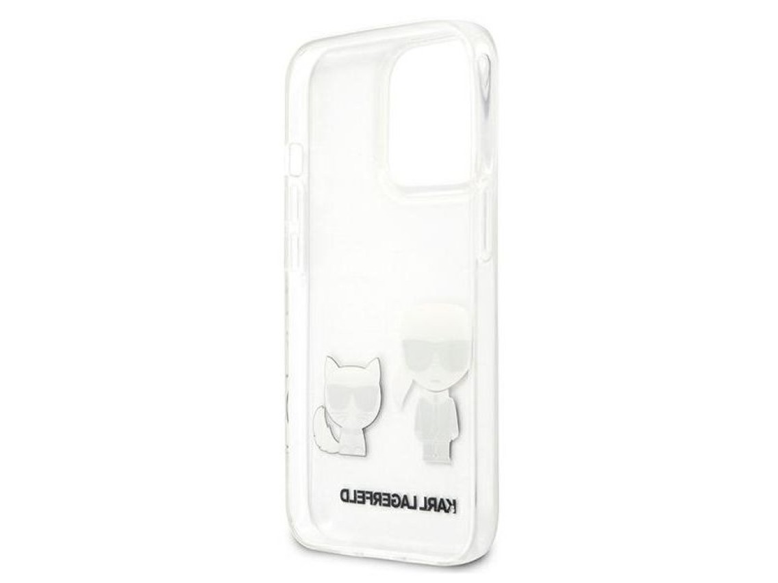 Karl Lagerfeld Karl & Choupette Case for iPhone 13 Pro Max 6.7" - Transparent