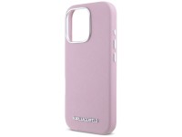 Karl Lagerfeld Saffiano Full Wrapped Elongated Metal Logo MagSafe iPhone 16 Pro Case - Pink Karl Lagerfeld Saffiano Full Wrapped Elongated Metal Logo MagSafe iPhone 16 Pro Case - Pink