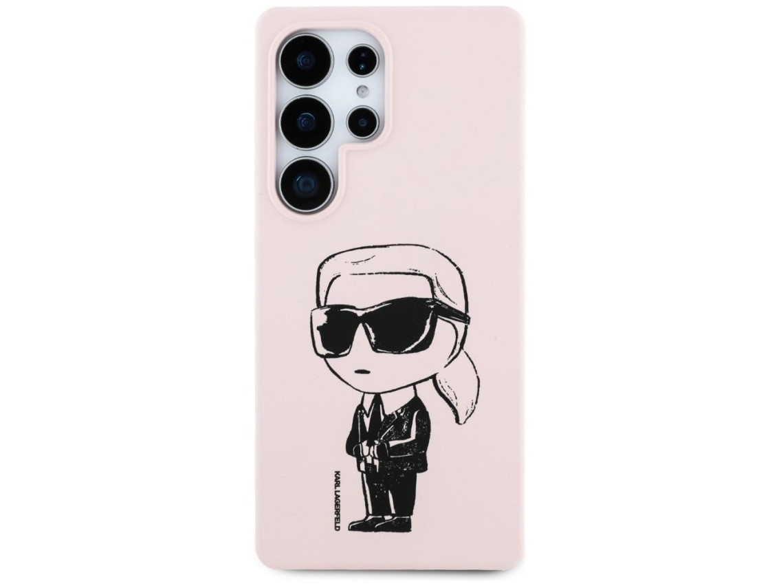 Karl Lagerfeld Silicone Graffiti Ikonik Printed Logo MagSafe Case for Samsung Galaxy S25 Ultra - Pin