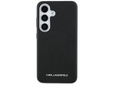 Funda Karl Lagerfeld Saffiano con logotipo met�lico alargado y envoltura completa para Samsung Galax