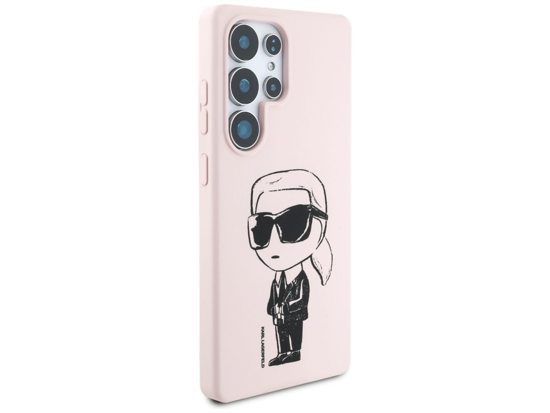 Karl Lagerfeld Silicone Graffiti Ikonik Printed Logo MagSafe Case for Samsung Galaxy S25 Ultra - Pin
