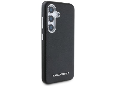 Funda Karl Lagerfeld Saffiano con logotipo met�lico alargado y envoltura completa para Samsung Galax