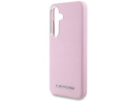 Capa MagSafe Karl Lagerfeld Saffiano com Logo Metálico Alongado para Samsung Galaxy S25+ - Rosa Capa MagSafe Karl Lagerfeld Saffiano com Logo Metálico Alongado para Samsung Galaxy S25+ - Rosa