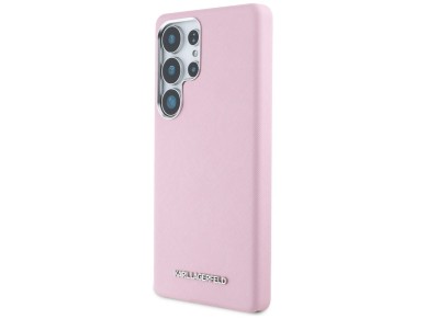 Funda Karl Lagerfeld Saffiano con logotipo metálico alargado y envoltura completa para Samsung Galax Funda Karl Lagerfeld Saffiano con logotipo metálico alargado y envoltura completa para Samsung Galax