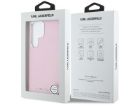Funda Karl Lagerfeld Saffiano con logotipo met�lico alargado y envoltura completa para Samsung Galax