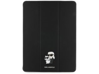 Karl Lagerfeld Saffiano Magnetic Karl & Choupette iPad Pro 13" 2024 Book Cover Case - Black Karl Lagerfeld Saffiano Magnetic Karl & Choupette iPad Pro 13" 2024 Book Cover Case - Black