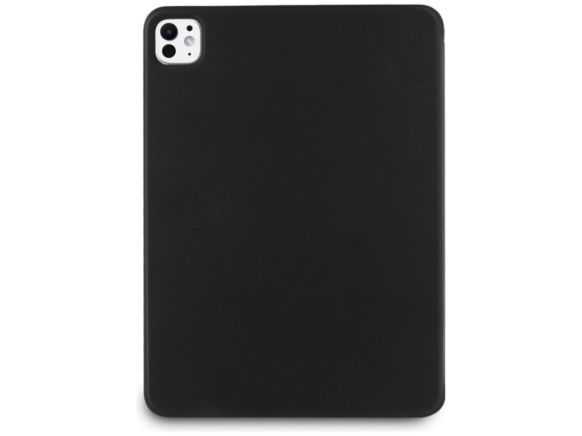 Capa tipo livro Karl Lagerfeld Saffiano Magnetic Karl & Choupette para iPad Pro 11" 2024 - Preta