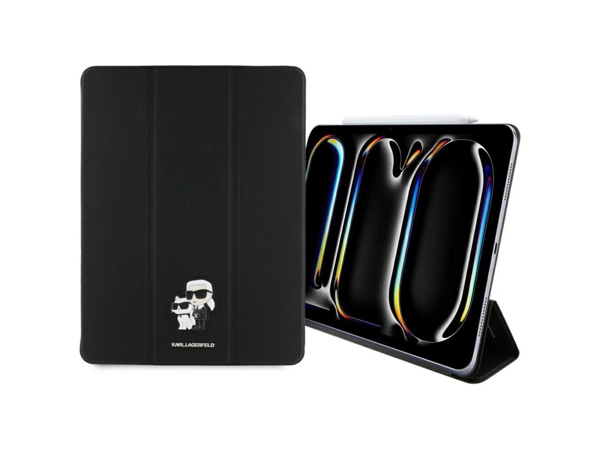 Karl Lagerfeld Saffiano Magnetic Karl & Choupette iPad Pro 13