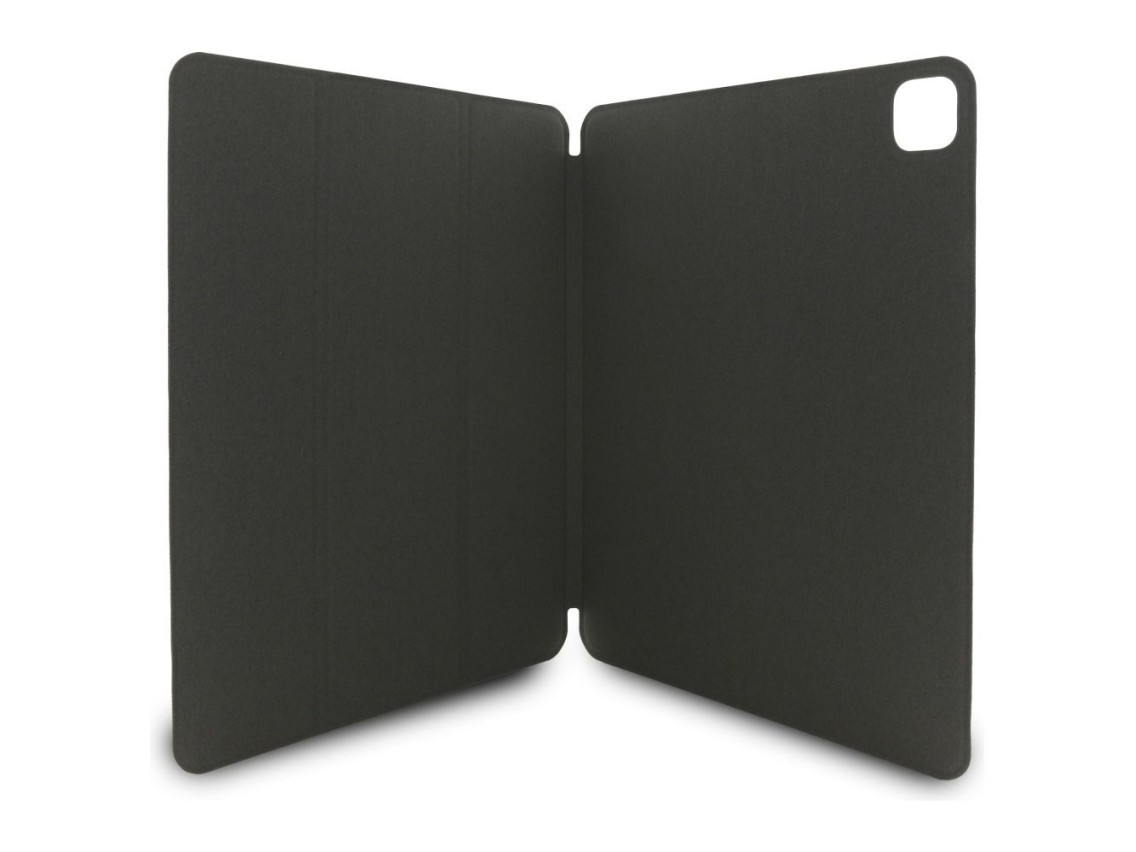 Karl Lagerfeld Saffiano Magnetic Karl & Choupette iPad Pro 13" 2024 Book Cover Case - Black