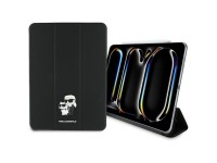 Funda tipo libro Karl Lagerfeld Saffiano Magnetic Karl & Choupette para iPad Pro de 11" (modelo 2024