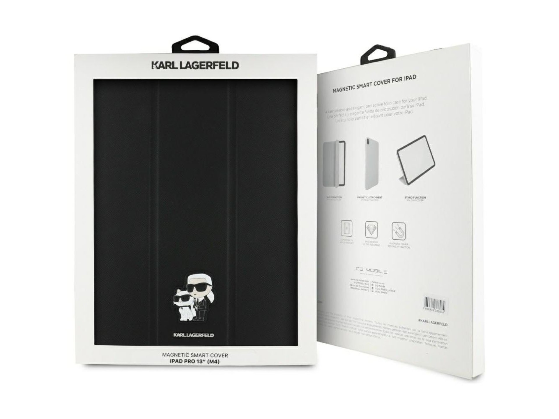 Karl Lagerfeld Saffiano Magnetic Karl & Choupette iPad Pro 13