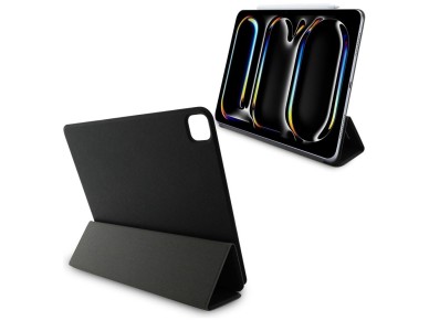 Funda tipo libro Karl Lagerfeld Saffiano Magnetic Karl & Choupette para iPad Pro de 13" (modelo 2024