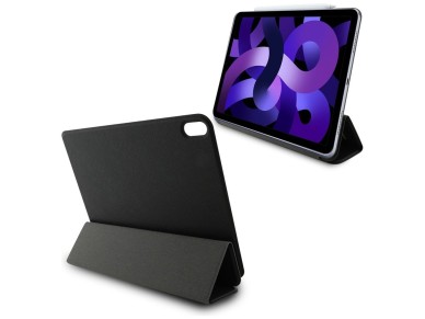Funda tipo libro Karl Lagerfeld Saffiano Magnetic Karl & Choupette para iPad Air de 11" (2024) - Neg