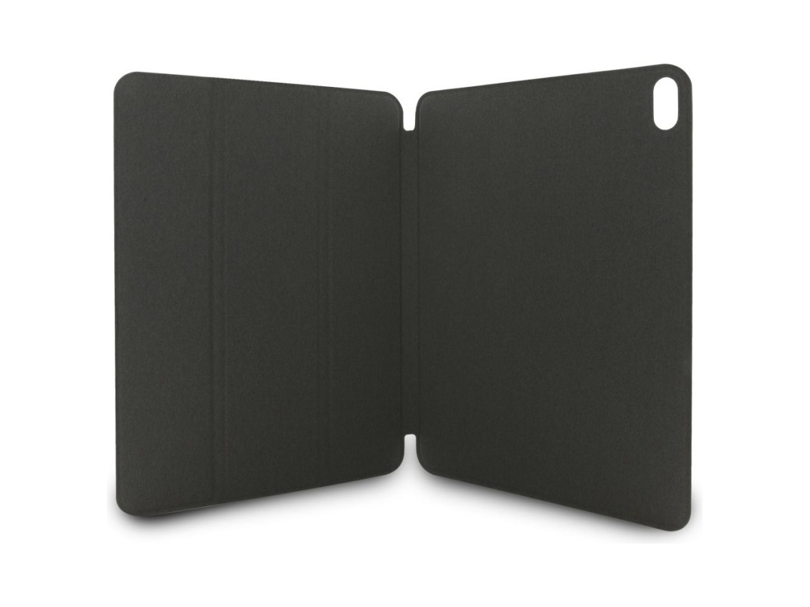 Karl Lagerfeld Saffiano Magnetic Karl & Choupette iPad Air 11" 2024 Book Cover Case - Black