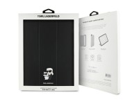 Karl Lagerfeld Saffiano Magnetic Karl & Choupette iPad Pro 13" 2024 Book Cover Case - Black Karl Lagerfeld Saffiano Magnetic Karl & Choupette iPad Pro 13" 2024 Book Cover Case - Black