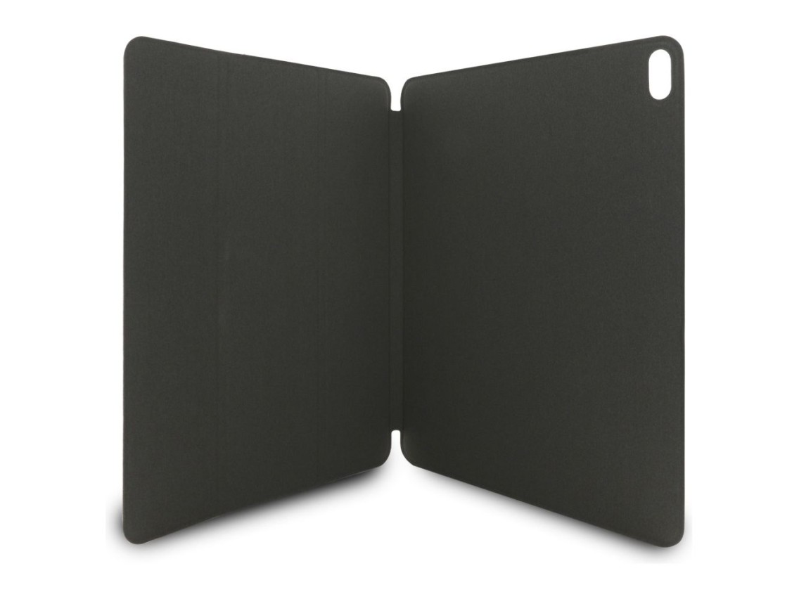 Karl Lagerfeld Saffiano Magnetic Karl & Choupette iPad Air 13" 2024 Book Cover Case - Black