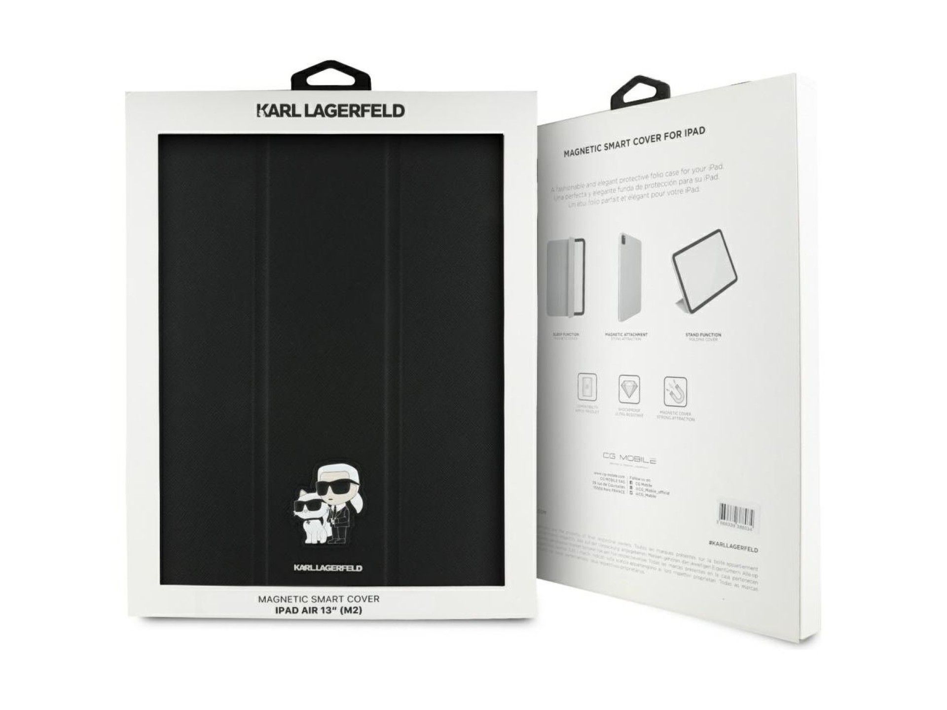 Karl Lagerfeld Saffiano Magnetic Karl & Choupette iPad Air 13