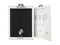 Karl Lagerfeld Saffiano Magnetic Karl & Choupette iPad Air 13" 2024 Book Cover Case - Black Karl Lagerfeld Saffiano Magnetic Karl & Choupette iPad Air 13" 2024 Book Cover Case - Black