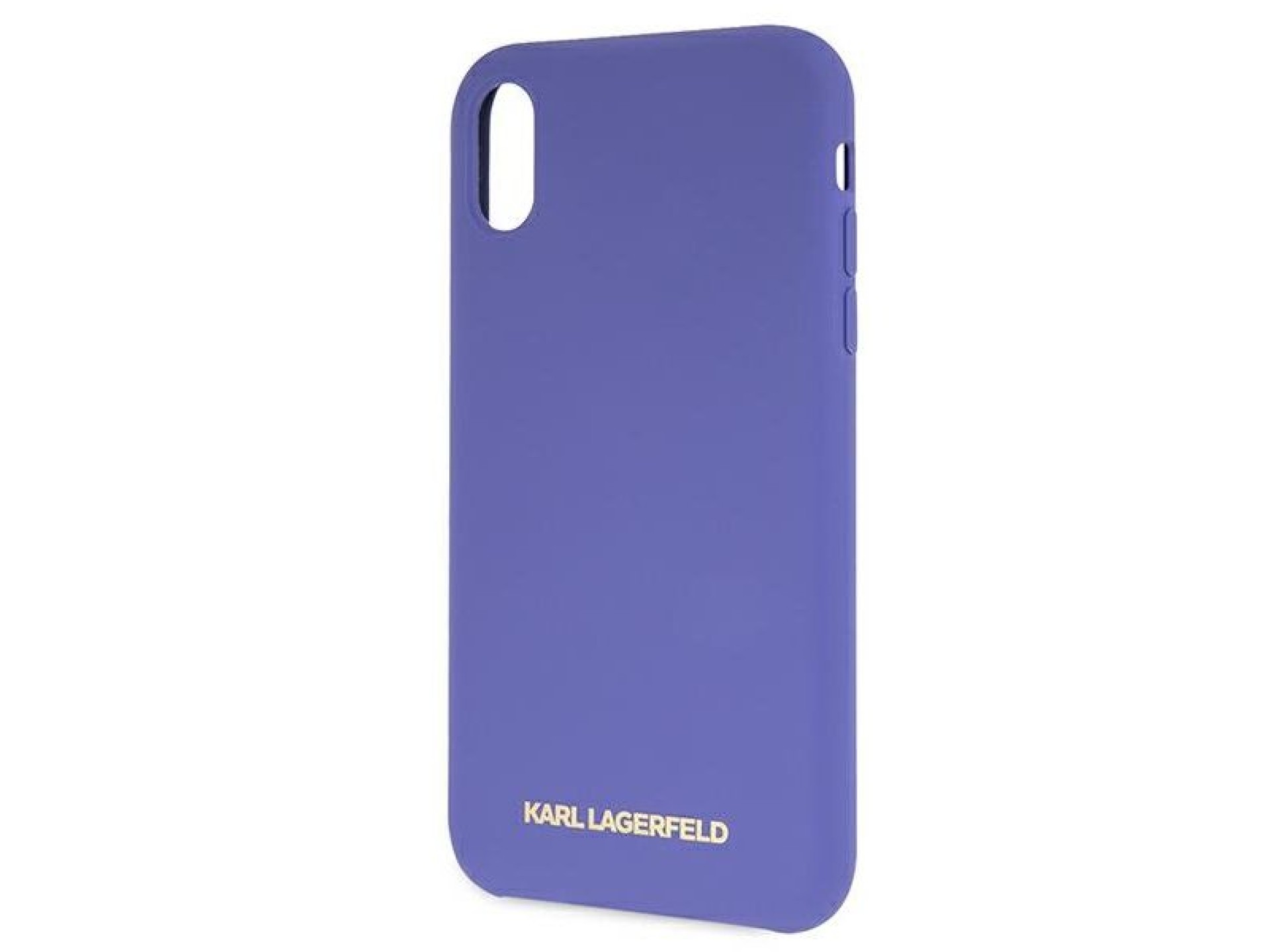 Funda de silicona Karl Lagerfeld para iPhone XR - Morada