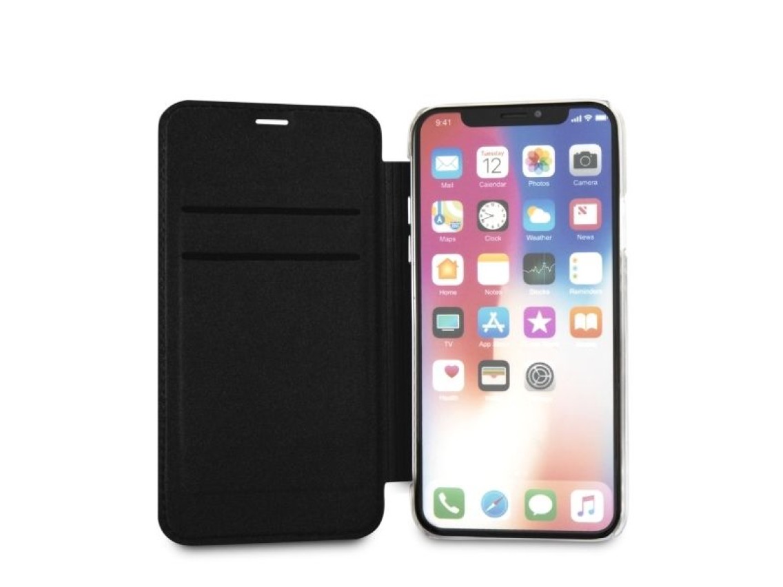 Funda Karl Lagerfeld Valentine para iPhone X/Xs - Negra