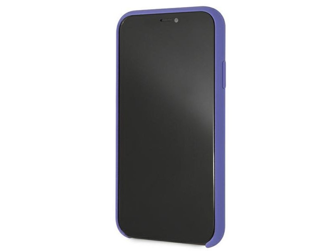 Funda de silicona Karl Lagerfeld para iPhone XR - Morada