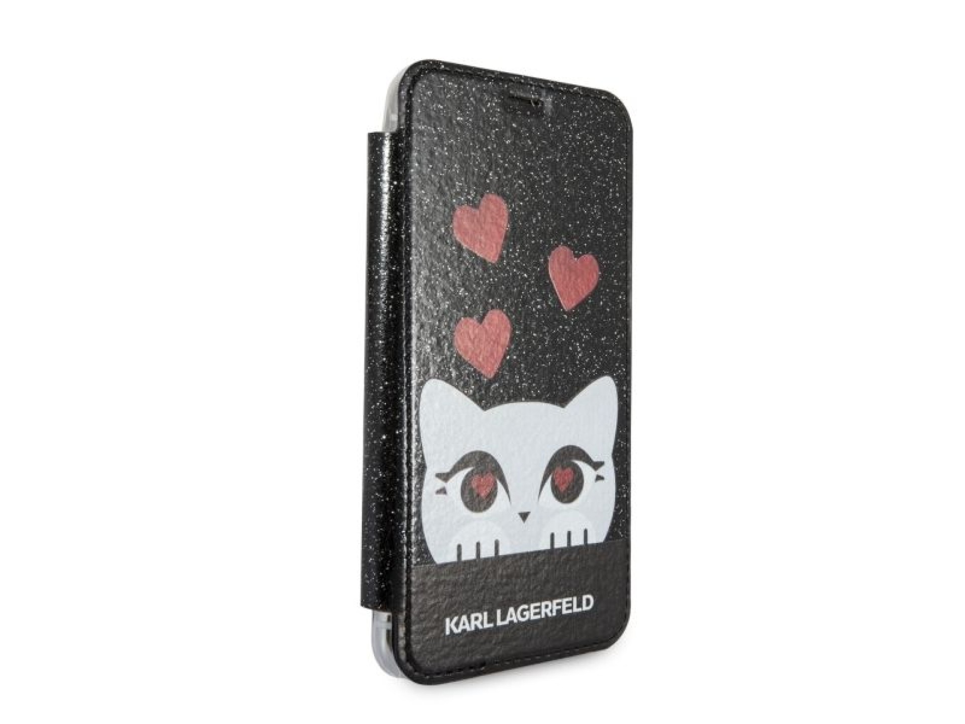 Funda Karl Lagerfeld Valentine para iPhone X/Xs - Negra