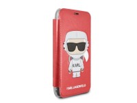 Capa para iPhone X/XS Karl Lagerfeld Karl Space Cosmonaut - Vermelha Capa para iPhone X/XS Karl Lagerfeld Karl Space Cosmonaut - Vermelha