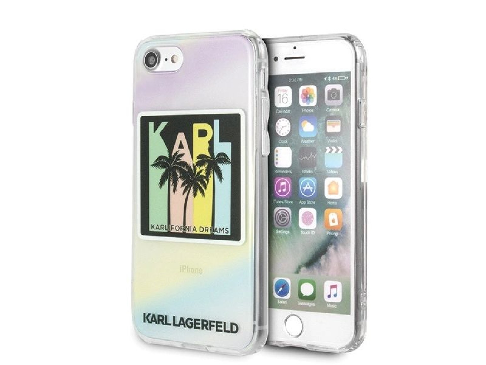 Funda Karl Lagerfeld California Dreams para iPhone 7 / 8 / SE 2020 / SE 2022 - multicolor