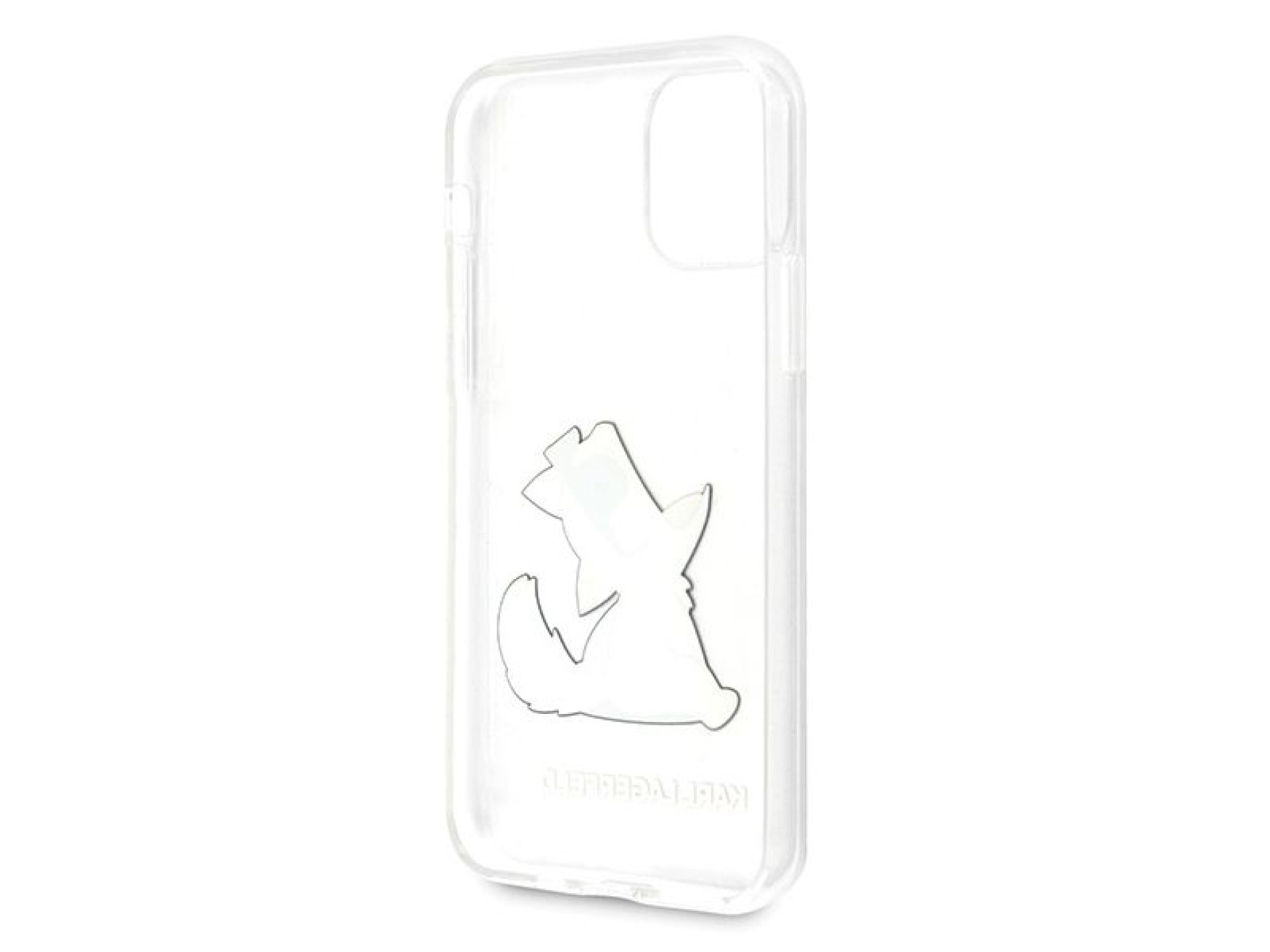 Funda transparente para iPhone 11/Xr con diseño de Choupette de Karl Lagerfeld