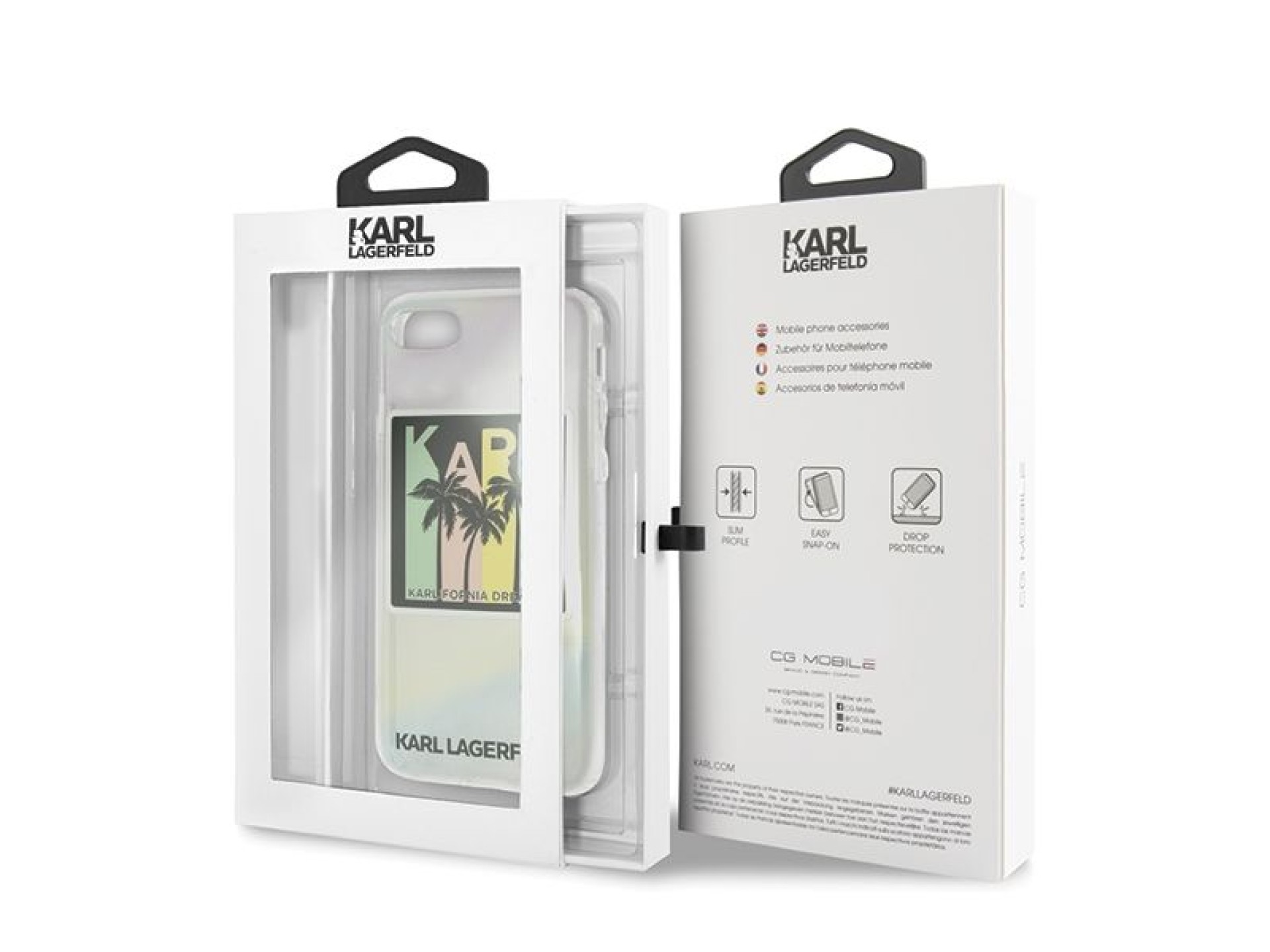 Funda Karl Lagerfeld California Dreams para iPhone 7 / 8 / SE 2020 / SE 2022 - multicolor