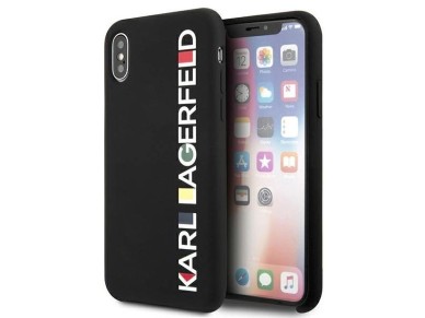 Funda brillante Karl Lagerfeld Bauhaus para iPhone X/XS - Negra Funda brillante Karl Lagerfeld Bauhaus para iPhone X/XS - Negra