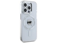 Funda Karl Lagerfeld IML Metal Karl Head MagSafe para iPhone 15 Pro Max blanca Funda Karl Lagerfeld IML Metal Karl Head MagSafe para iPhone 15 Pro Max blanca