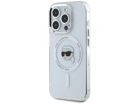 Funda Karl Lagerfeld IML Metal Karl Head MagSafe para iPhone 15 Pro Max blanca Funda Karl Lagerfeld IML Metal Karl Head MagSafe para iPhone 15 Pro Max blanca