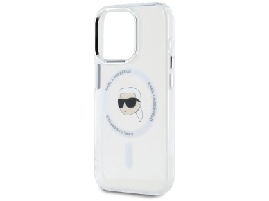 Karl Lagerfeld IML Metal Karl Head MagSafe Case for iPhone 15 Pro Max White Karl Lagerfeld IML Metal Karl Head MagSafe Case for iPhone 15 Pro Max White
