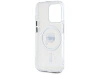 Funda Karl Lagerfeld IML Metal Karl Head MagSafe para iPhone 15 Pro blanca Funda Karl Lagerfeld IML Metal Karl Head MagSafe para iPhone 15 Pro blanca