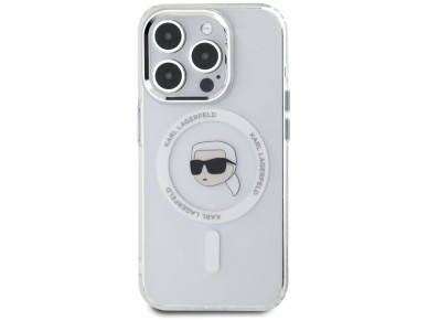 Karl Lagerfeld IML Metal Karl Head MagSafe Case for iPhone 15 Pro Max White Karl Lagerfeld IML Metal Karl Head MagSafe Case for iPhone 15 Pro Max White