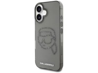 Karl Lagerfeld IML Rhinestones Karl Head Case for iPhone 16 Black Karl Lagerfeld IML Rhinestones Karl Head Case for iPhone 16 Black