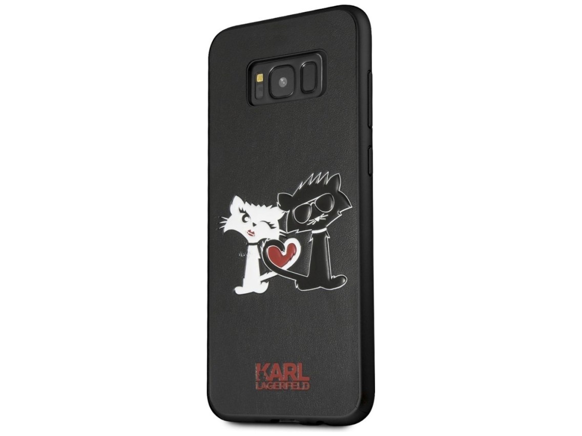Karl Lagerfeld Choupette In Love Case for Samsung Galaxy S8 Plus - Black