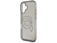 Karl Lagerfeld IML Rhinestones Karl Head Case for iPhone 16 Black Karl Lagerfeld IML Rhinestones Karl Head Case for iPhone 16 Black