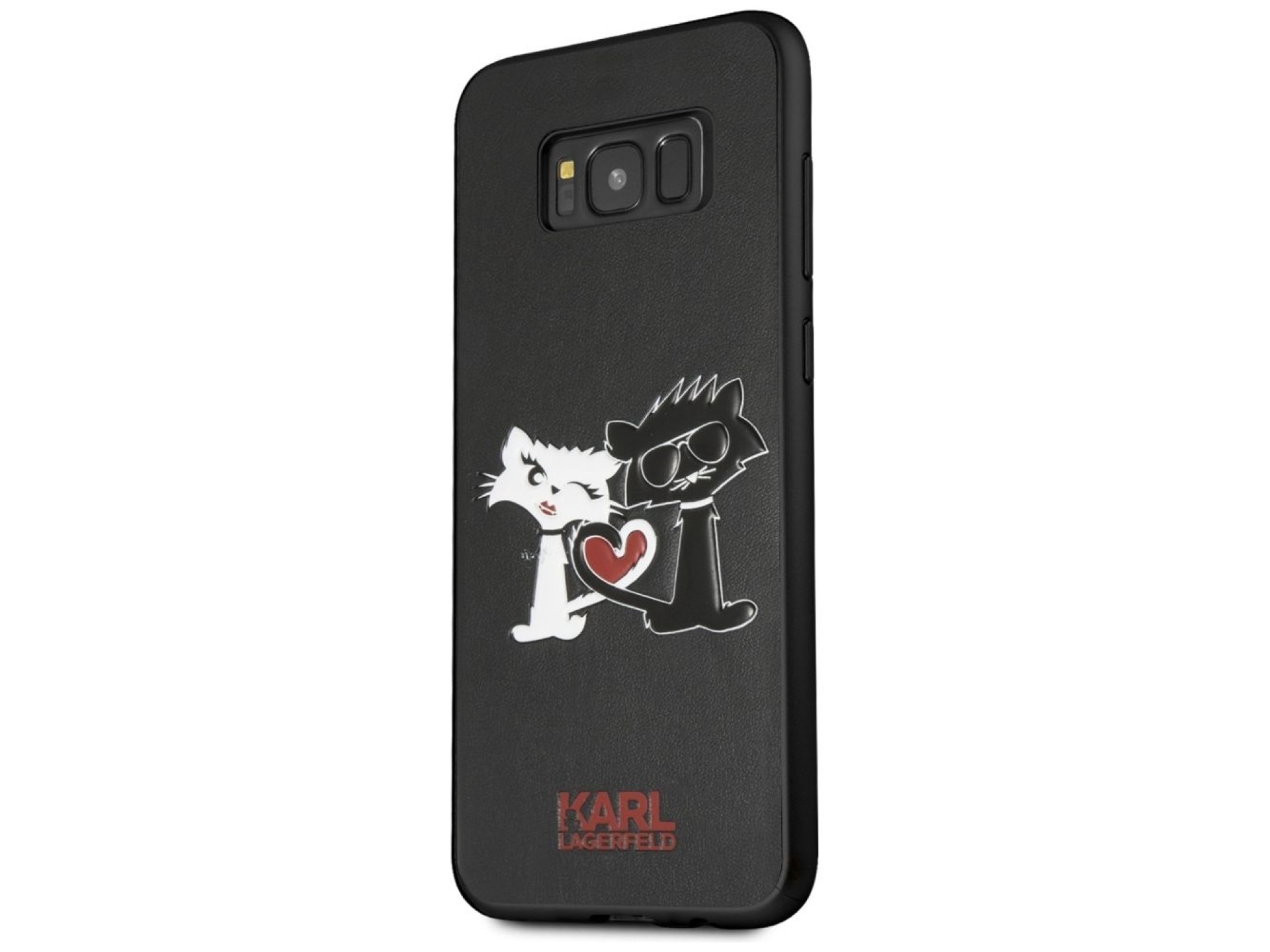Karl Lagerfeld Choupette In Love Case for Samsung Galaxy S8 Plus - Black