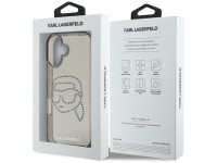 Karl Lagerfeld IML Rhinestones Karl Head Case for iPhone 16 Black Karl Lagerfeld IML Rhinestones Karl Head Case for iPhone 16 Black