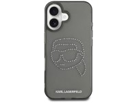 Karl Lagerfeld IML Rhinestones Karl Head Case for iPhone 16 Black Karl Lagerfeld IML Rhinestones Karl Head Case for iPhone 16 Black