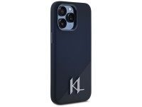 Funda Karl Lagerfeld de silicona Shadow Metal Initial MagSafe para iPhone 15 Pro, color negro. Funda Karl Lagerfeld de silicona Shadow Metal Initial MagSafe para iPhone 15 Pro, color negro.