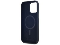 Funda Karl Lagerfeld de silicona Shadow Metal Initial MagSafe para iPhone 15 Pro, color negro. Funda Karl Lagerfeld de silicona Shadow Metal Initial MagSafe para iPhone 15 Pro, color negro.