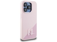 Capa MagSafe Karl Lagerfeld Silicone Shadow Metal Initial para iPhone 15 Pro Rosa Capa MagSafe Karl Lagerfeld Silicone Shadow Metal Initial para iPhone 15 Pro Rosa