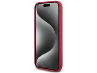 Karl Lagerfeld Silicone Karl&Choupette Heads Ring MagSafe iPhone 15 Case - Red Karl Lagerfeld Silicone Karl&Choupette Heads Ring MagSafe iPhone 15 Case - Red