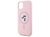 Funda de silicona Karl&Choupette MagSafe para iPhone 11 de Karl Lagerfeld - Rosa Funda de silicona Karl&Choupette MagSafe para iPhone 11 de Karl Lagerfeld - Rosa