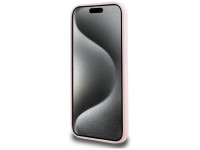 Capa de silicone Karl Lagerfeld Karl&Choupette MagSafe para iPhone 14 Pro Max - Rosa
