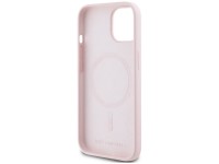 Karl Lagerfeld Silicone Karl&Choupette MagSafe iPhone 15 Case - Pink Karl Lagerfeld Silicone Karl&Choupette MagSafe iPhone 15 Case - Pink